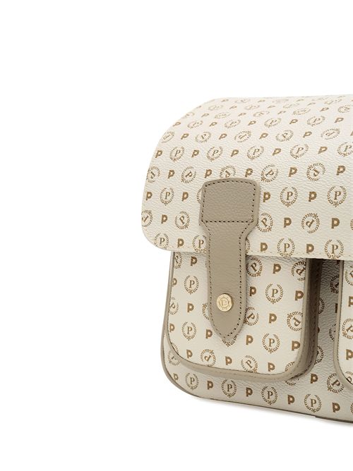 Borsa Messenger Small Heritage Logo Classic Avorio/ghiaccio POLLINI | TE8421PP04Q11/10A